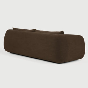 Ethnicraft – Figur – Canape Figur – Chocolate - 3 personnes