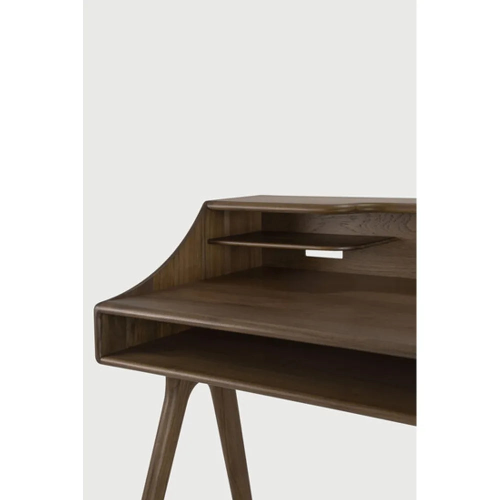Ethnicraft – Flow – Bureau Flow – Teck wild brown