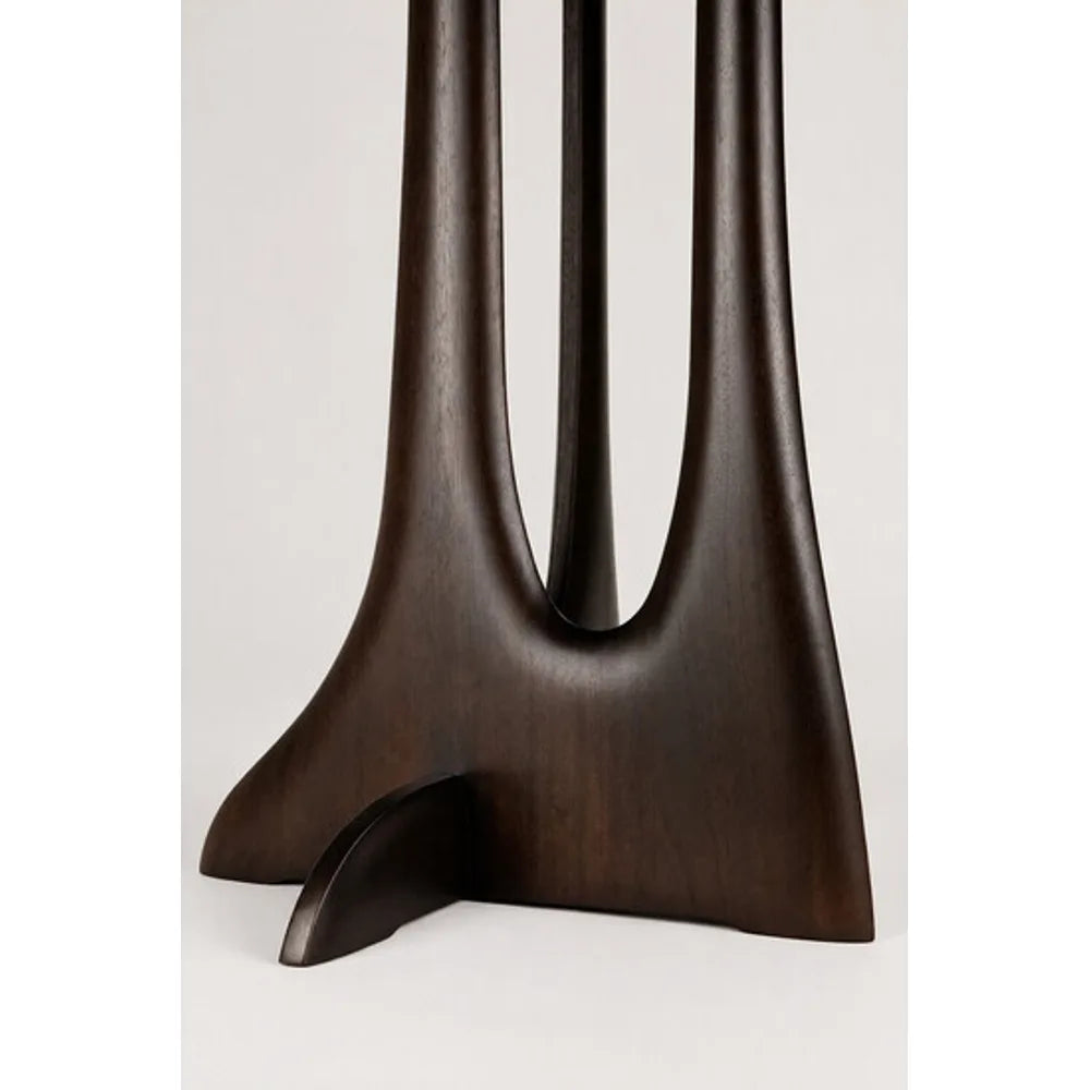 Ethnicraft – Flow – Lampadaire Flow – Acajou rose brown - Floor lamp 