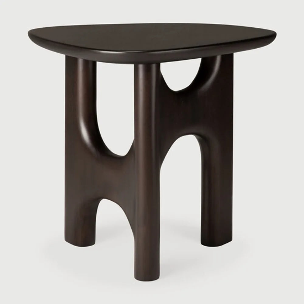 Ethnicraft – Flow – Table D Appoint Flow – Acajou rose brown
