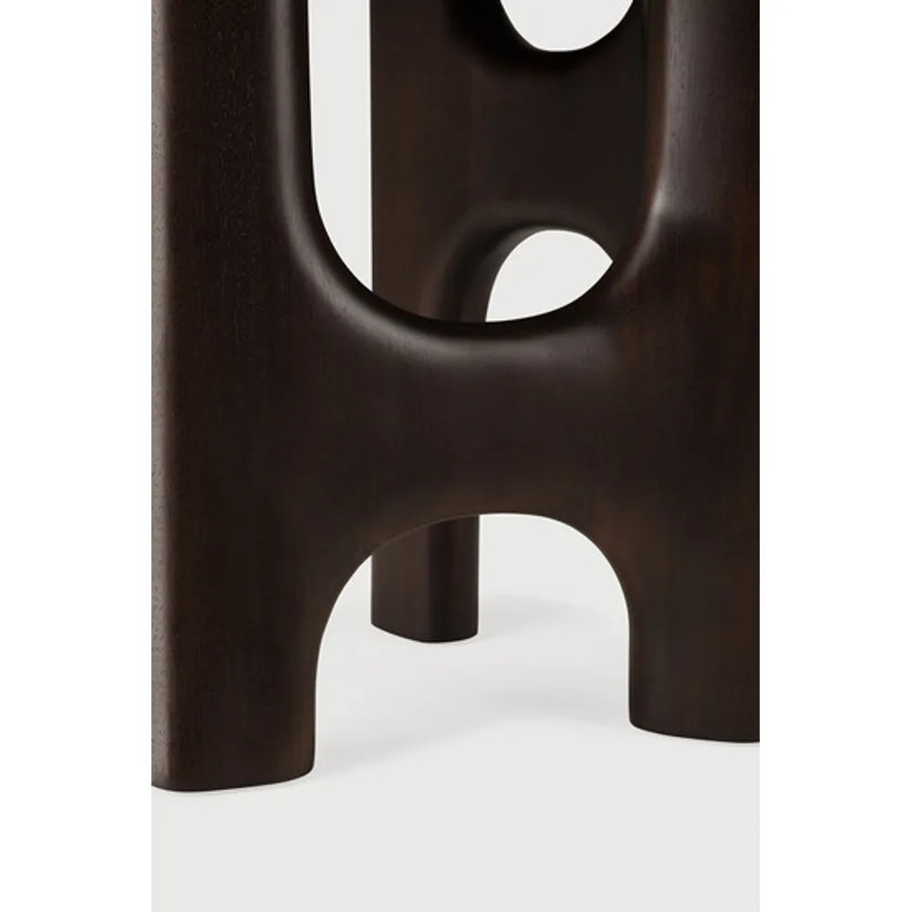 Ethnicraft – Flow – Table D Appoint Flow – Acajou rose brown