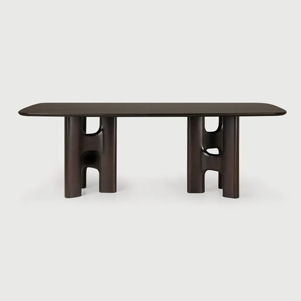Ethnicraft – Flow – Table Flow – Acajou rose brown - 220 cm