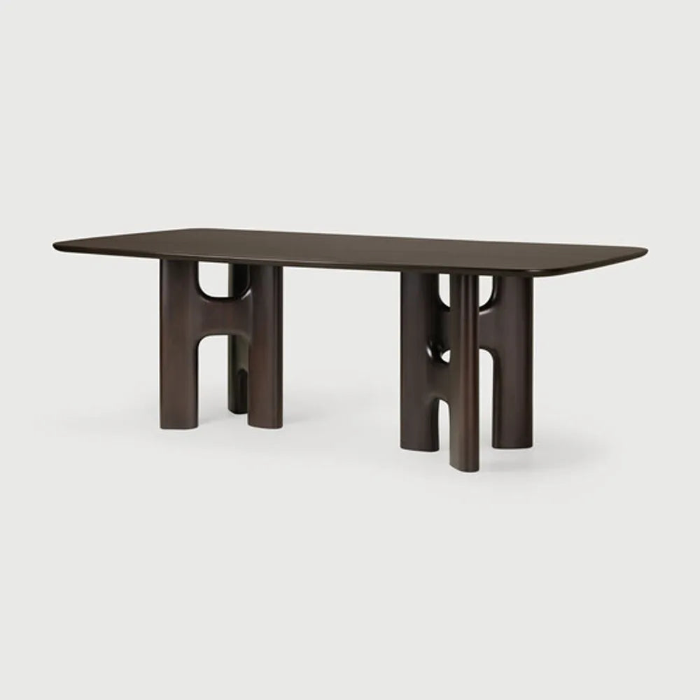 Ethnicraft – Flow – Table Flow – Acajou rose brown - 220 cm