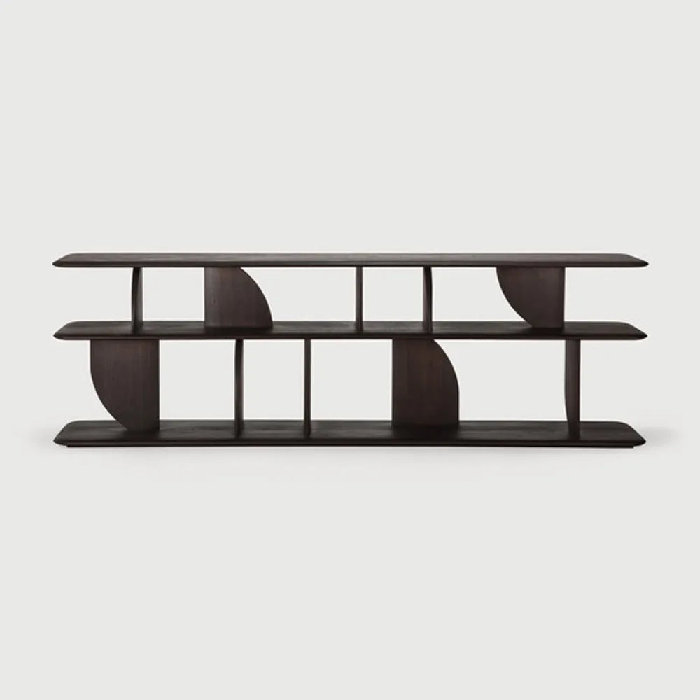 Ethnicraft – Geometric – Console De Canape Geometric – Teck brun foncé