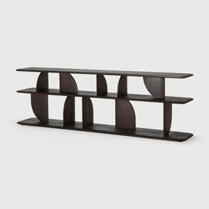 Ethnicraft – Geometric – Console De Canape Geometric – Teck brun foncé