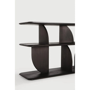 Ethnicraft – Geometric – Console De Canape Geometric – Teck brun foncé