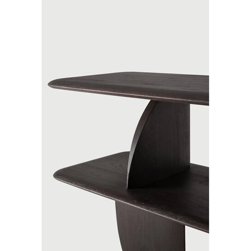 Ethnicraft – Geometric – Console De Canape Geometric – Teck brun foncé