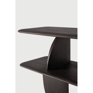 Ethnicraft – Geometric – Console De Canape Geometric – Teck brun foncé