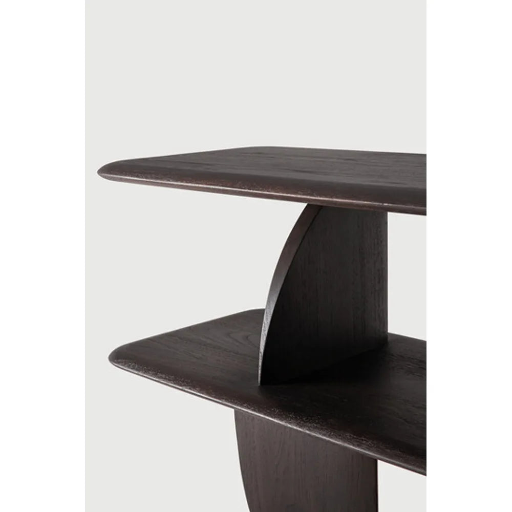 Ethnicraft – Geometric – Etagere Geometric – Teck brun foncé