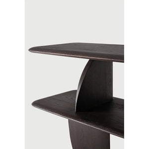 Ethnicraft – Geometric – Etagere Geometric – Teck brun foncé
