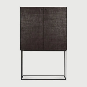 Ethnicraft – Grooves – Armoire Grooves – Teck noir clair