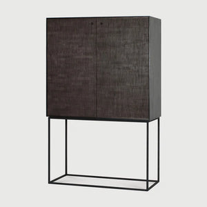 Ethnicraft – Grooves – Armoire Grooves – Teck noir clair