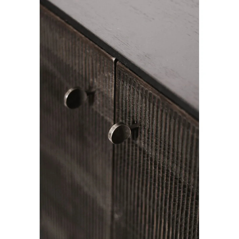 Ethnicraft – Grooves – Armoire Grooves – Teck noir clair