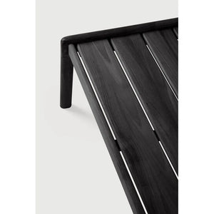 Ethnicraft – Jack – Table Basse De Jardin Jack – Teck noir - 120 cm
