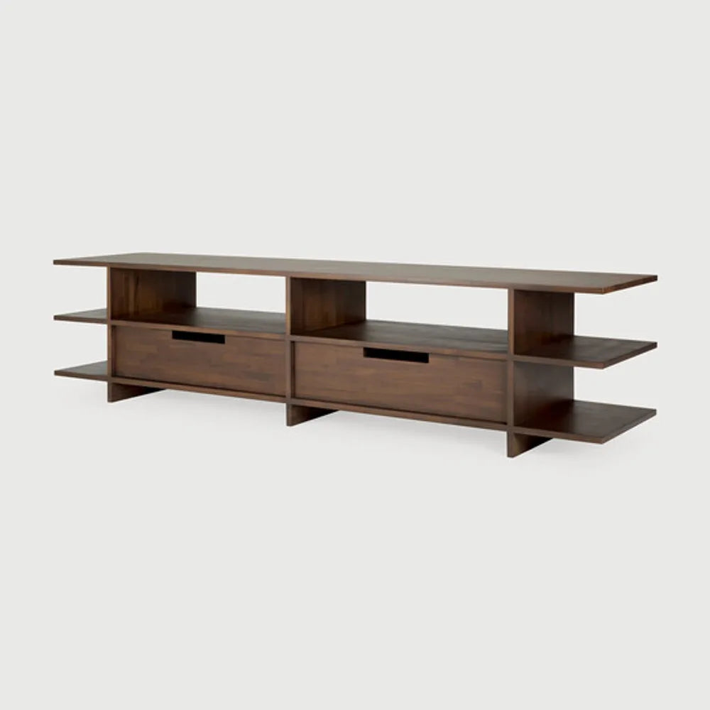 Ethnicraft – Kabuki – Meuble Tv Kabuki – Teck brun