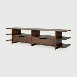Ethnicraft – Kabuki – Meuble Tv Kabuki – Teck brun