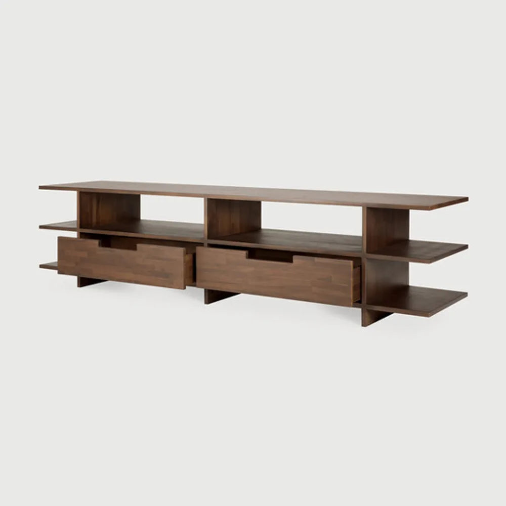 Ethnicraft – Kabuki – Meuble Tv Kabuki – Teck brun