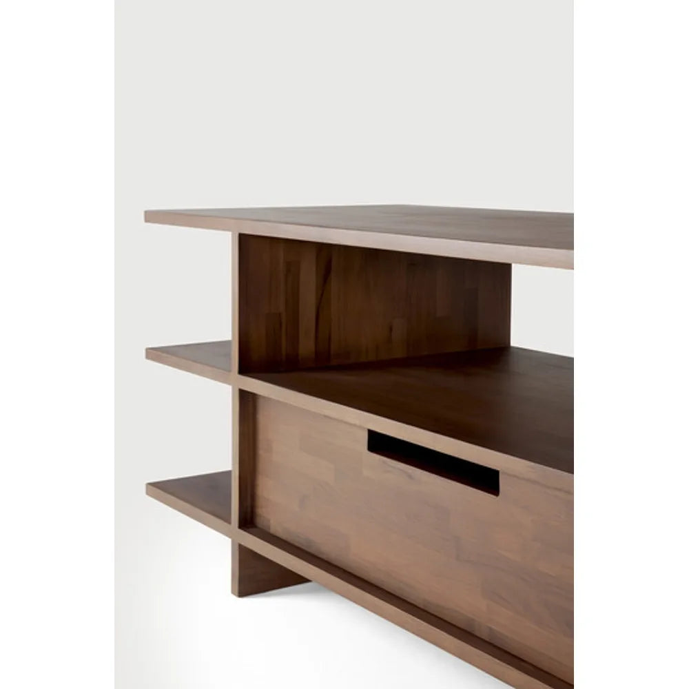 Ethnicraft – Kabuki – Meuble Tv Kabuki – Teck brun