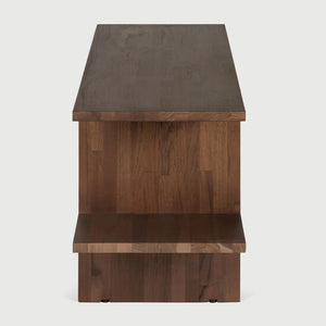 Ethnicraft – Kabuki – Table D'Appoint Kabuki – Teck brun
