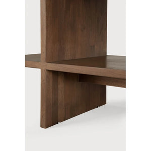 Ethnicraft – Kabuki – Table D'Appoint Kabuki – Teck brun