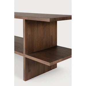 Ethnicraft – Kabuki – Table D'Appoint Kabuki – Teck brun