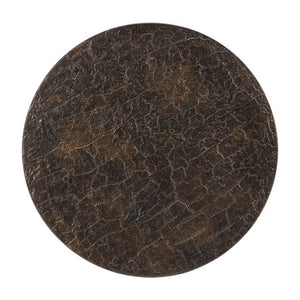 Ethnicraft – Luna – Table Basse Luna – Whisky - 50 x 50 x 45 cm