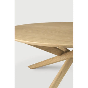 Ethnicraft – Mikado – Table Basse Mikado – Chêne - Rond