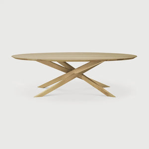 Ethnicraft – Mikado – Table Basse Mikado – Chêne - Ovale