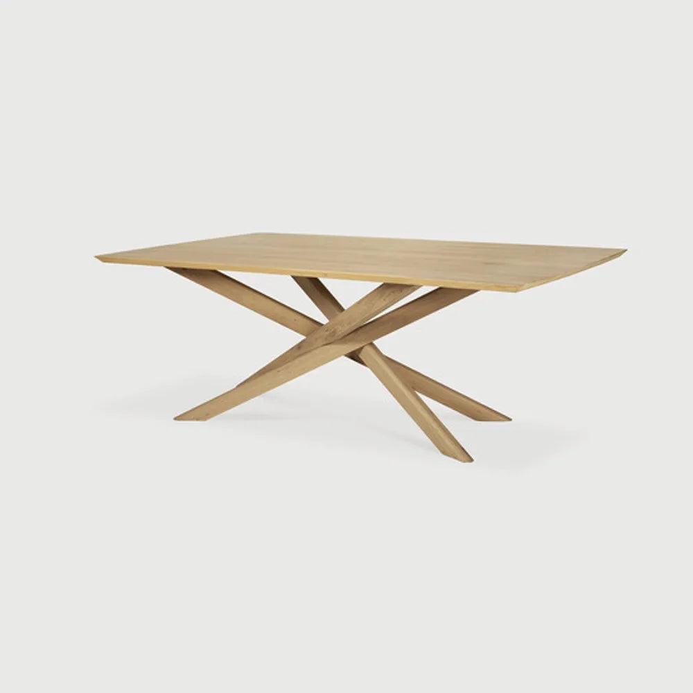 Ethnicraft – Mikado – Table Mikado – Chêne - 240 cm - Rectangulaire