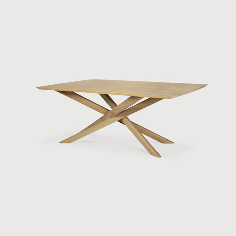 Ethnicraft – Mikado – Table Mikado – Chêne - 203 cm - Rectangulaire
