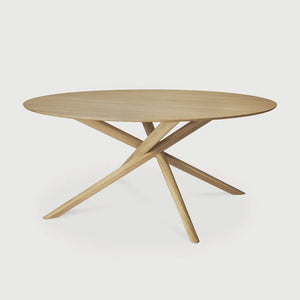 Ethnicraft – Mikado – Table Mikado – Chêne - 150 cm - Rond