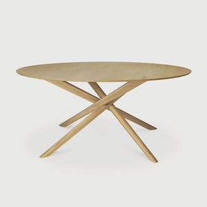 Ethnicraft – Mikado – Table Mikado – Chêne - 150 cm - Rond