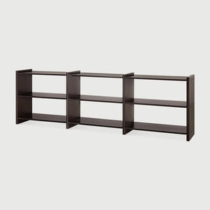 Ethnicraft – Mortise – Etagere Mortise – Acajou rose brown - 262 x 41 x 82 cm