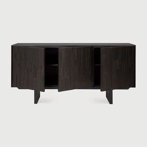 Ethnicraft – Mosaic – Buffet Mosaic – Teck noir clair - 170 cm