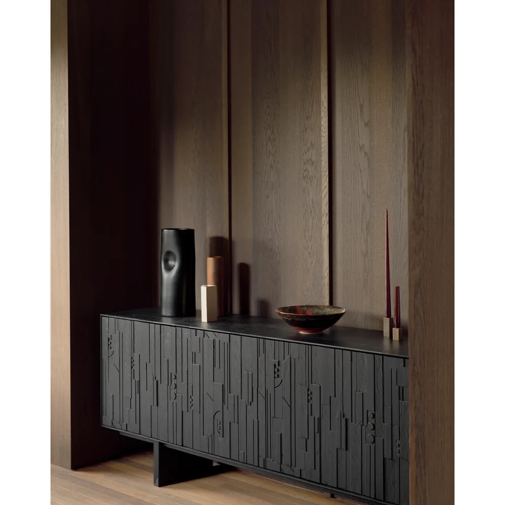Ethnicraft – Mosaic – Buffet Mosaic en situation