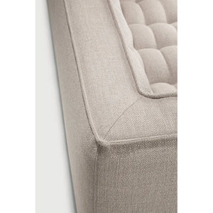 Ethnicraft – N701 – Canape N701 – 2 personnes - Beige – tissu standard