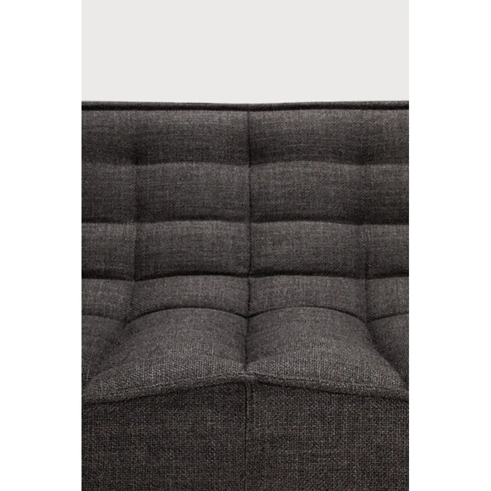 Ethnicraft – N701 – Canape N701 – 2 personnes - Dark Grey – tissu standard