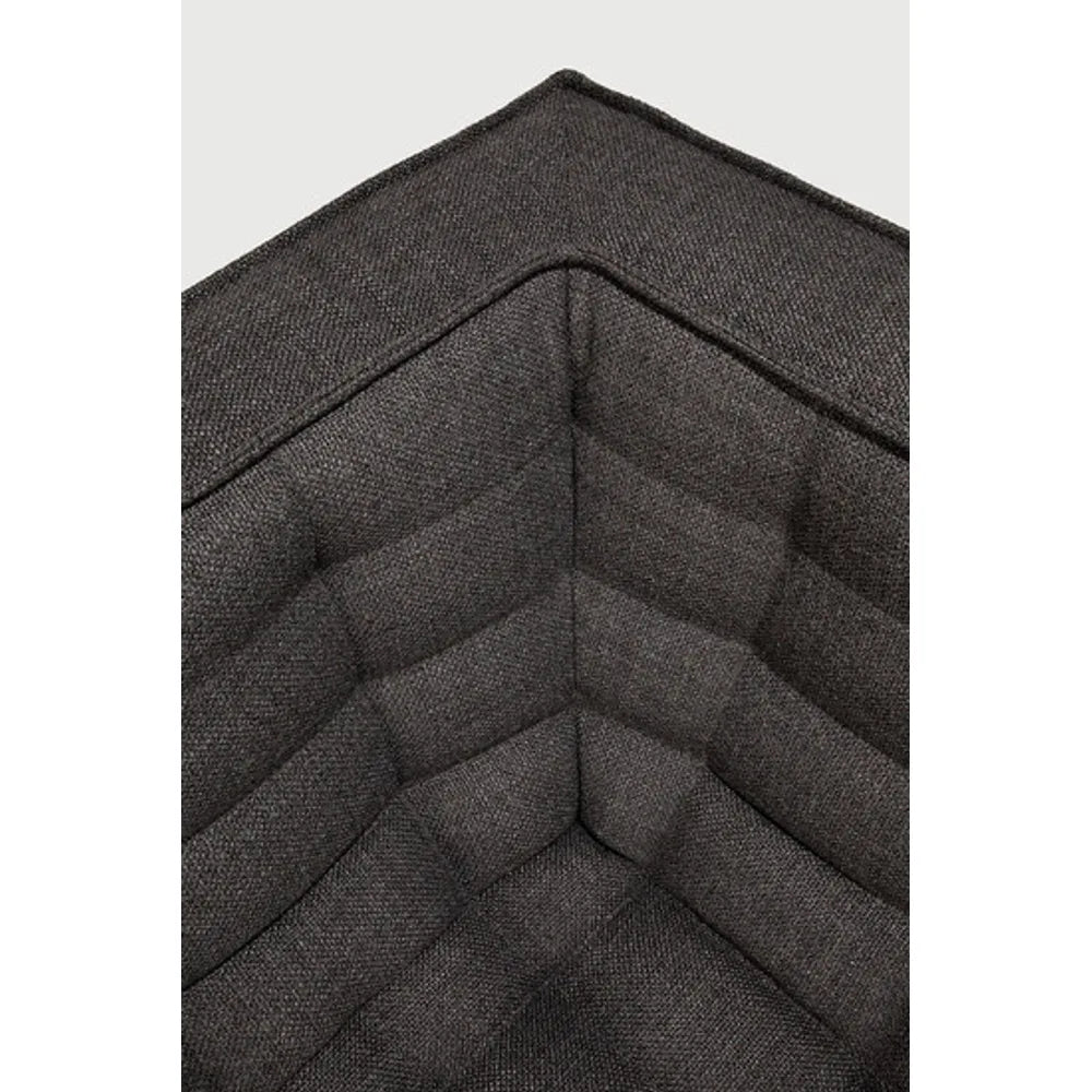 Ethnicraft – N701 – Canape N701 – 2 personnes - Dark Grey – tissu standard