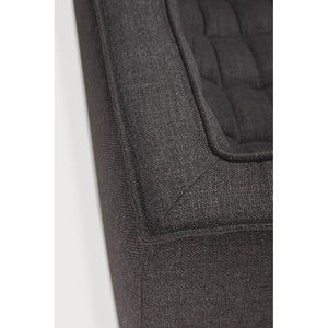 Ethnicraft – N701 – Canape N701 – 2 personnes - Dark Grey – tissu standard