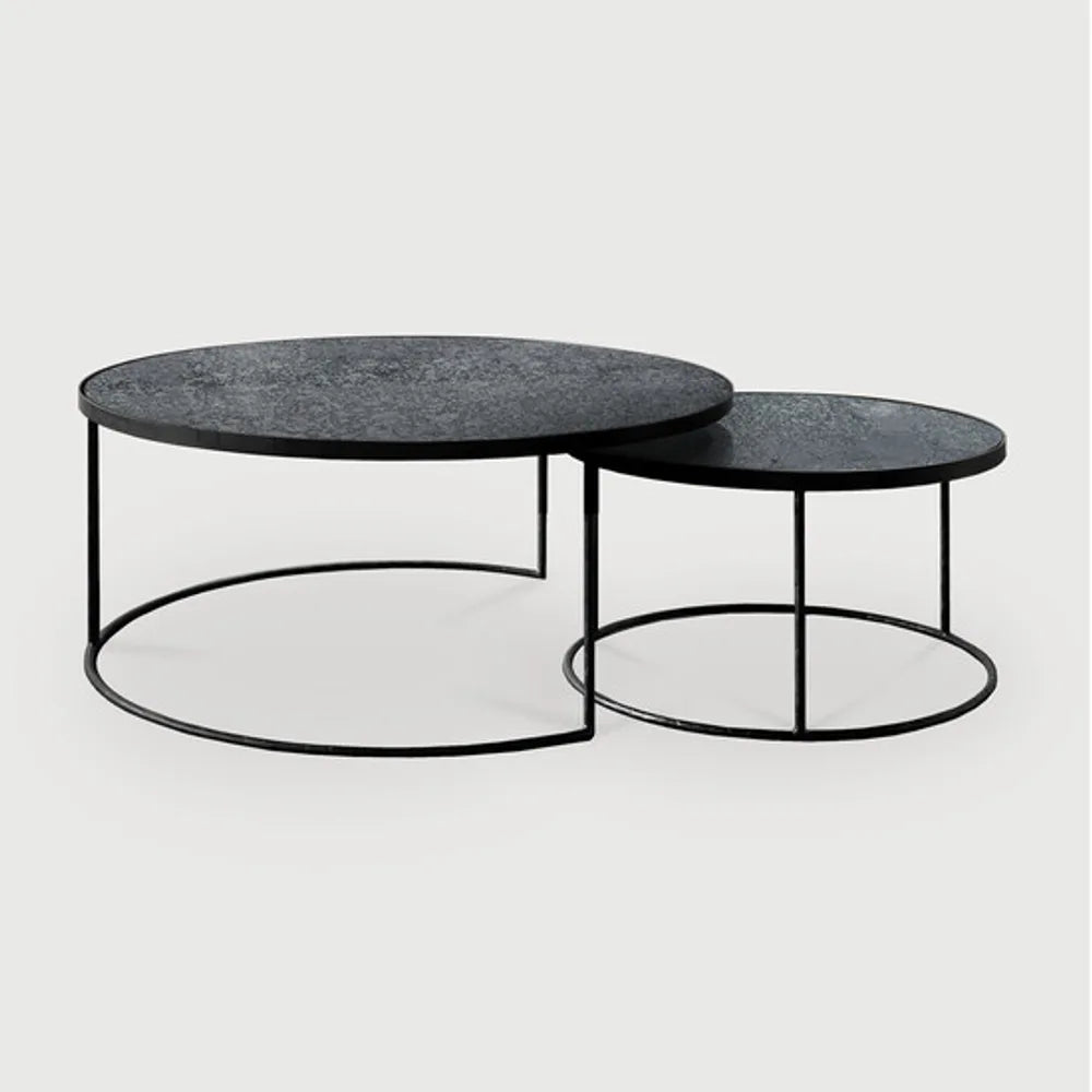 Ethnicraft – Nesting – Table Basse Gigogne Nesting – Charcoal