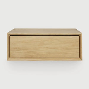 Ethnicraft – Nordic – Table De Chevet Nordic Ii – Chêne - Suspendu(e)
