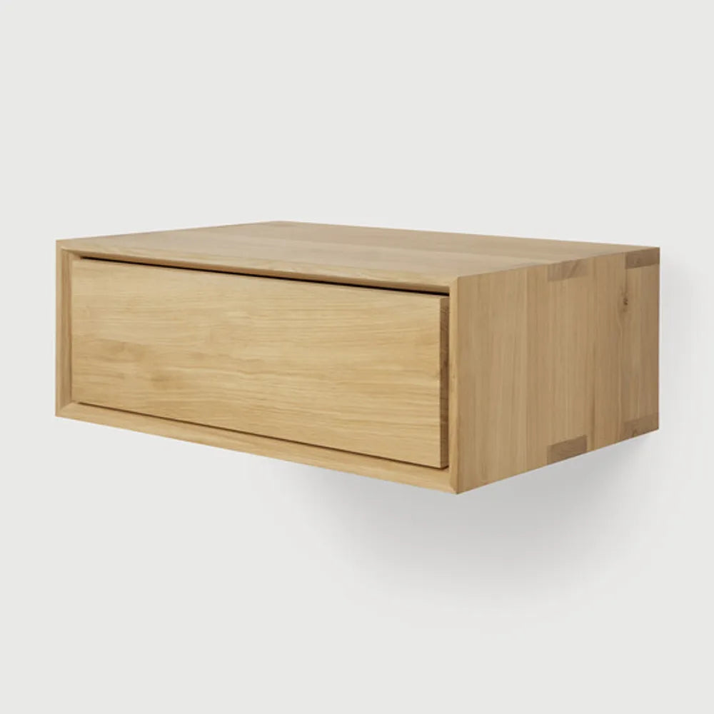 Ethnicraft – Nordic – Table De Chevet Nordic Ii – Chêne - Suspendu(e)
