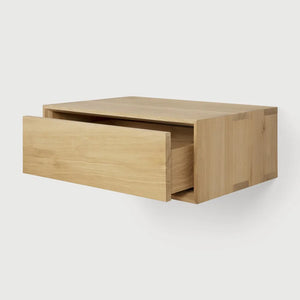 Ethnicraft – Nordic – Table De Chevet Nordic Ii – Chêne - Suspendu(e)