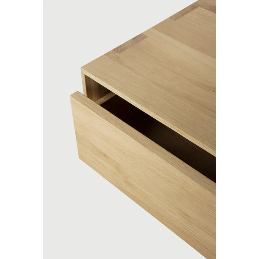 Ethnicraft – Nordic – Table De Chevet Nordic Ii – Chêne - Suspendu(e)
