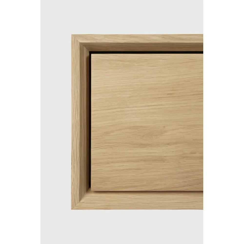 Ethnicraft – Nordic – Table De Chevet Nordic Ii – Chêne - Suspendu(e)