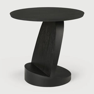 Ethnicraft – Oblic – Table D'Appoint Oblic – Teck noir