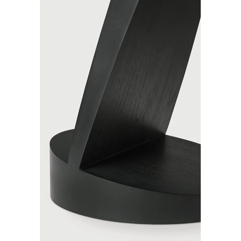 Ethnicraft – Oblic – Table D'Appoint Oblic – Teck noir