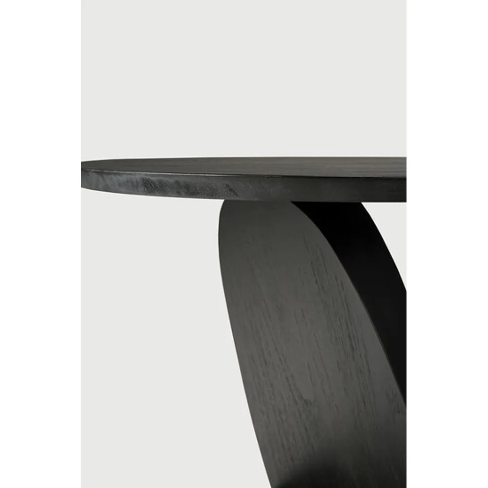 Ethnicraft – Oblic – Table D'Appoint Oblic – Teck noir