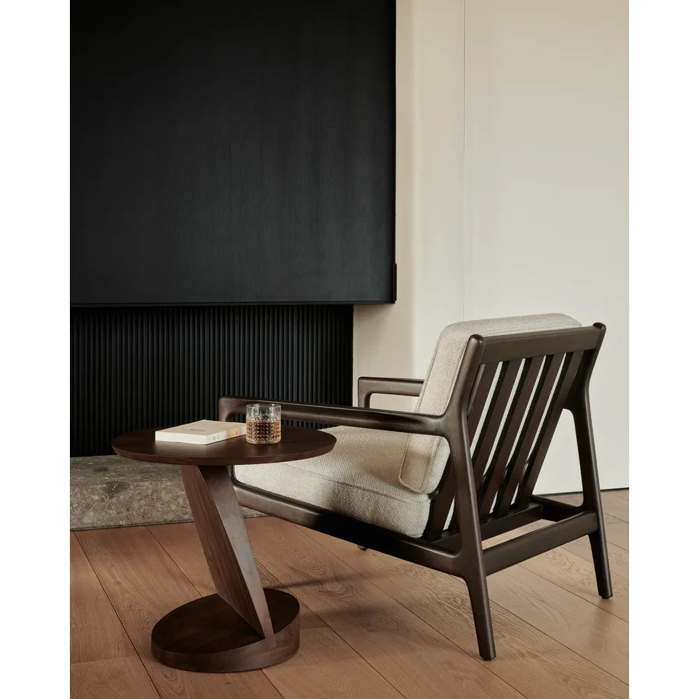 Ethnicraft – Oblic – Table D'Appoint Oblic en situation
