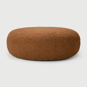 Ethnicraft – Orb – Pouf Orb – Tissu Cinnamon